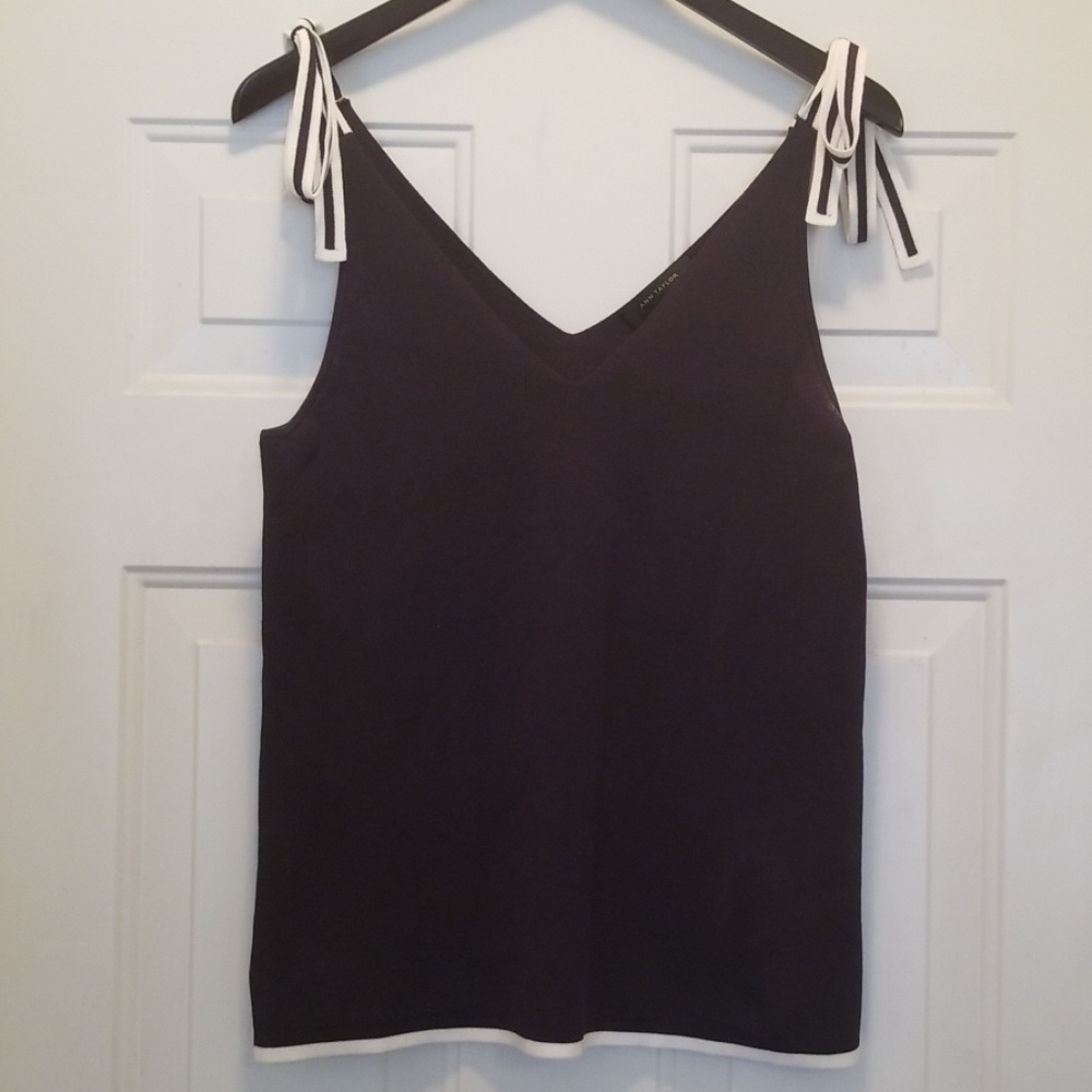 Ann Taylor Tie Detail Tank